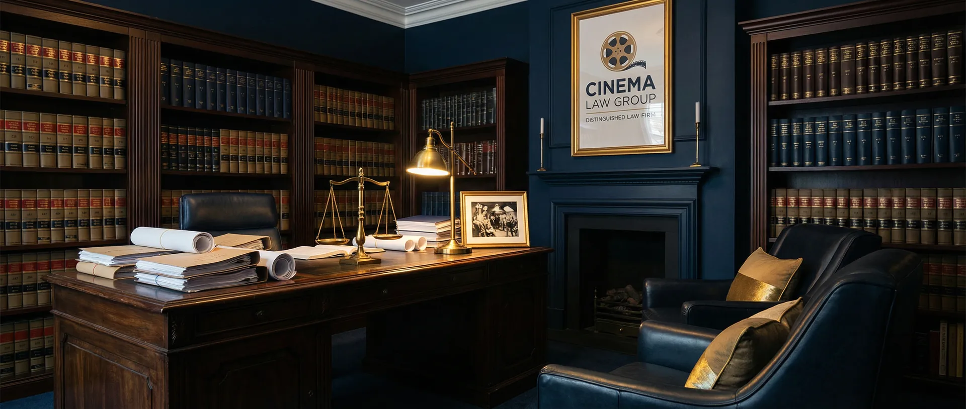 影视法务 专业律师办公室场景